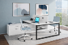 Picture of 2 Person Desk with Side Storage 
