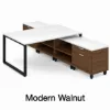 2 person workstation desk with storage
