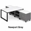 2 person workstation desk with storage