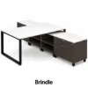 2 person workstation desk with storage