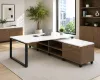 	2 person workstation desk with storage
