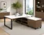 	2 person workstation desk with storage