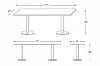 Picture of Standing Height Conference Table 