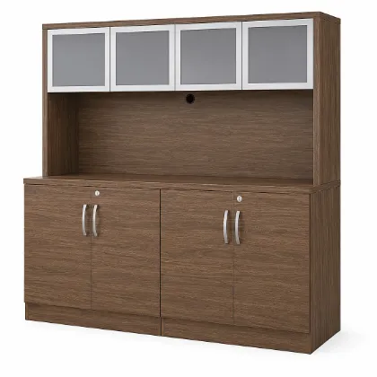 Picture of Office Storage Credenza with Hutch