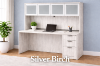 Picture of Executive Credenza Desk with Hutch and Drawers