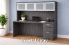 Picture of Executive Credenza Desk with Hutch and Drawers