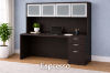 Picture of Executive Credenza Desk with Hutch and Drawers