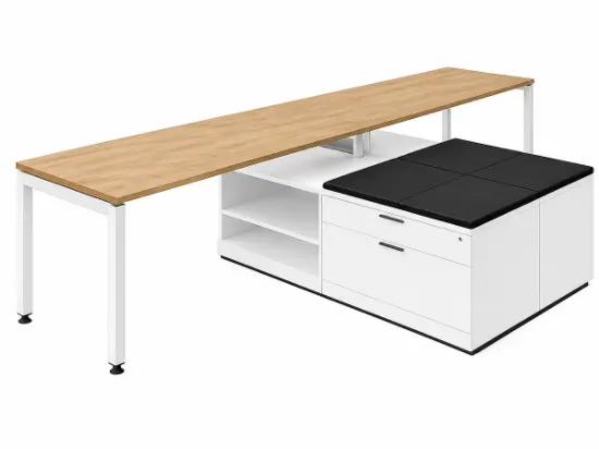 	Executive 2 Person Desk with Storage