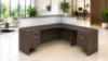 Picture of Modern L Shaped Reception Desk with Transaction Counter