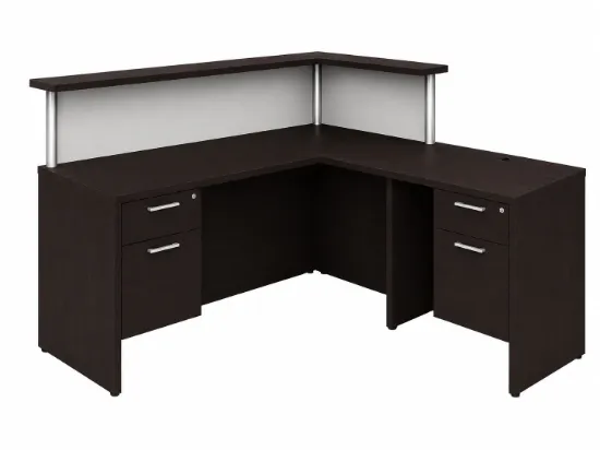 Picture of Modern L Shaped Reception Desk With Storage
