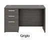 small pedestal desk with drawers and locking storage
