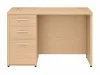 small pedestal desk with drawers and locking storage