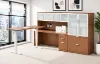 	Adjustable Height L-Shaped Desk with Storage and Sit Stand Return