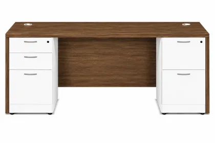 	Double Pedestal Desk – Modern Office Desk with Storage