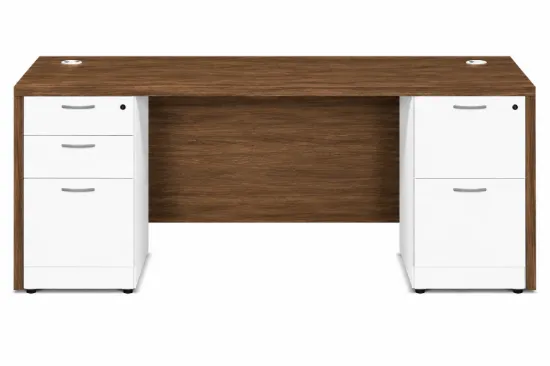 	Double Pedestal Desk – Modern Office Desk with Storage