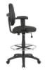 drafting stool with adjustable arms and foot ring