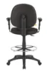 drafting stool with adjustable arms and foot ring