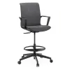 drafting stool with loop arms and foot ring