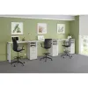 drafting stool with loop arms and foot ring