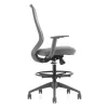 ergonomic mesh drafting stool with seat slider and 2D arms