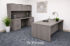 Picture of Executive Desk and Credenza Set 