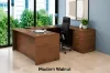 Picture of U Shaped Desk with Drawers and Reversible Bridge