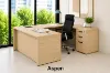 Picture of U Shaped Desk with Drawers and Reversible Bridge