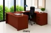 U shaped desk with drawers