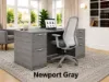 Picture of Modern Pedestal Desk  