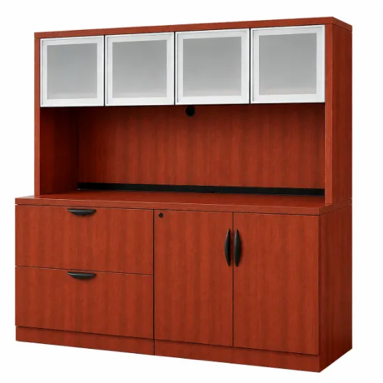Picture of Storage Credenza with Hutch,
