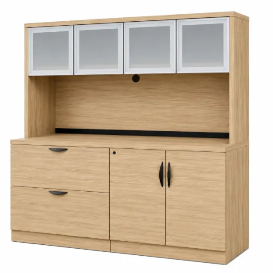Picture of Storage Credenza with Hutch