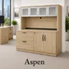 Picture of Storage Credenza with Hutch