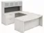 	Bow Front U-Shaped Executive Desk with Hutch, Drawers and Storage