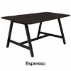 Standing height conference table with metal A-legs