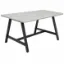 	Standing height conference table with metal A-legs
