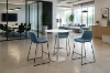 bar height stool with black frame