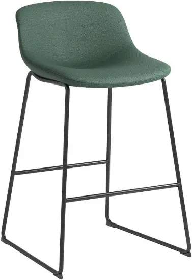 bar height stool with black frame