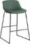 bar height stool with black frame