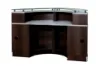 Cosmo curved glass top reception desk