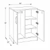 Cosmo locking office storage cabinet