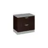Cosmo locking two drawer lateral file cabinet