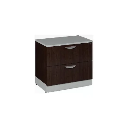 Cosmo locking two drawer lateral file cabinet