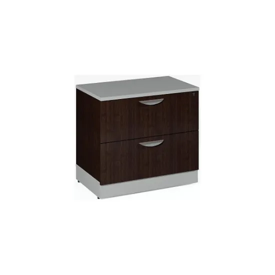 Cosmo locking two drawer lateral file cabinet