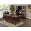 Rowland mahogany double pedestal executive desk