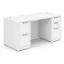 	71 x 36 double pedestal executive desk with laminate work surface, box file pedestal, file file pedestal, and multiple finish options