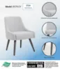 grey guest chair