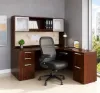 L shape desk with drawers