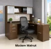 L shape desk with drawers