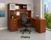 L shape desk with drawers