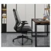 Buzz Seating Cloud black ergonomic office chair with mesh back, molded foam seat, seat slider, multi-function arms, and synchro-tilt mechanism